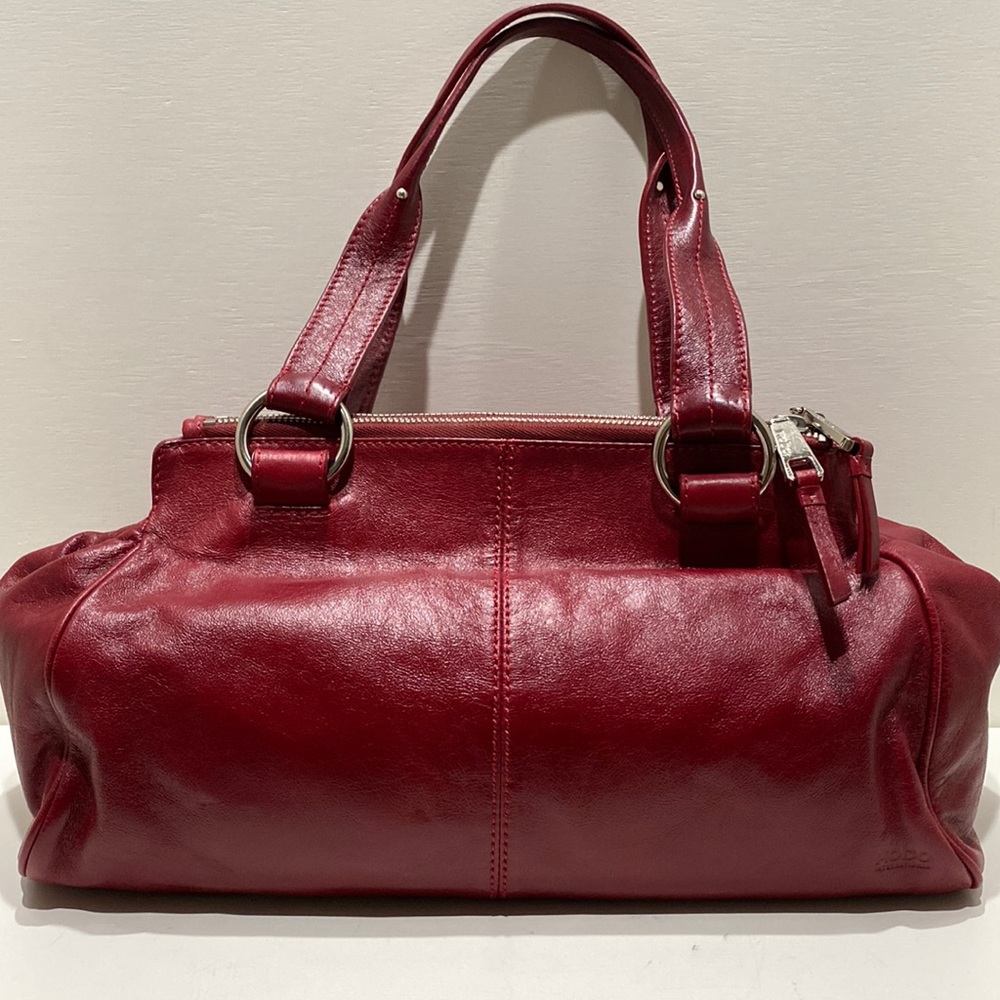 HOBO INTERNAtIONAL Large Red Vintage Leather Satchel/ Shoulder Bag